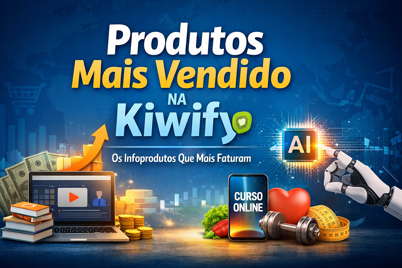 Os Produtos Mais Vendidos na Kiwify (E Por Que Eles Estão Fazendo Pessoas Ganhar Dinheiro Online)