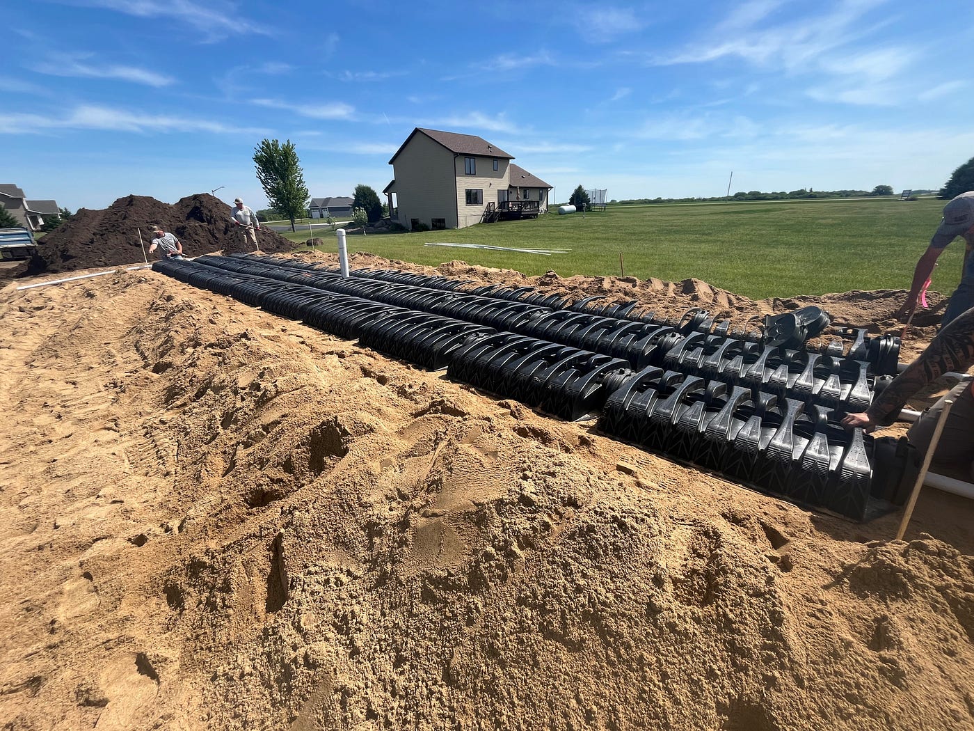 County continues septic progress