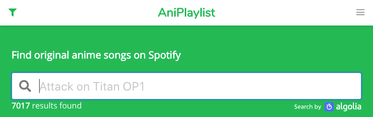 AniPlaylist  attack on titan on Spotify & Apple Music