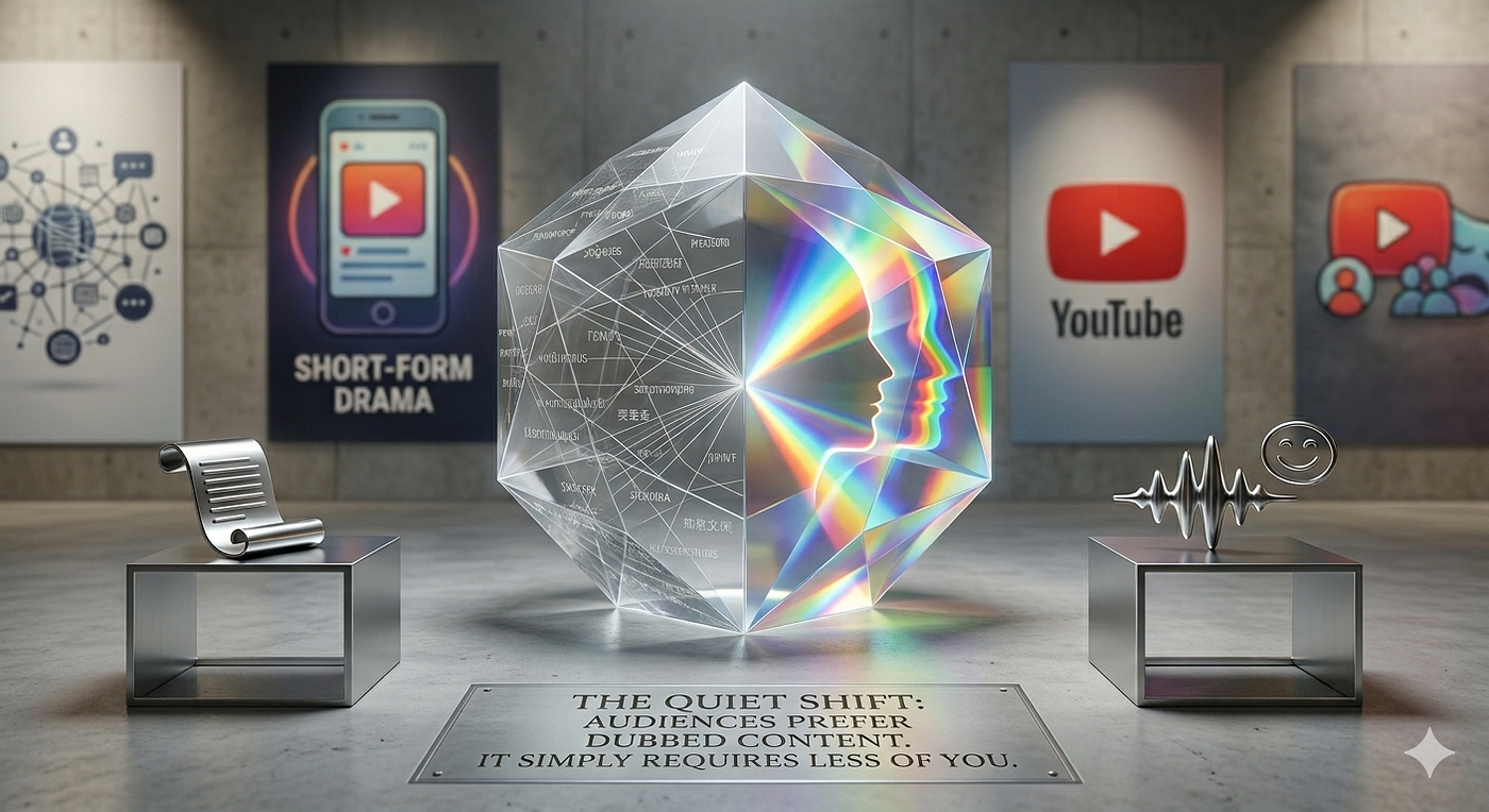 Content Localization in 2026: Why Dubbing Has Become the Non-Negotiable Differentiator
