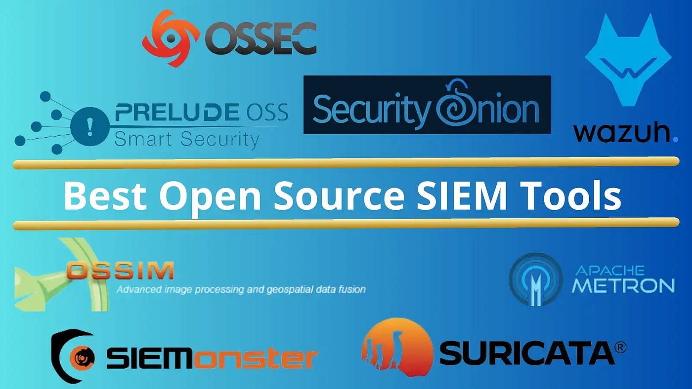 Empower Your Security: Unveiling the Top 8 Open Source SIEM Tools of 2024  for Unrivaled Cyber Defense. | by Arafat Ashrafi Talha | Jan, 2024 | System  Weakness
