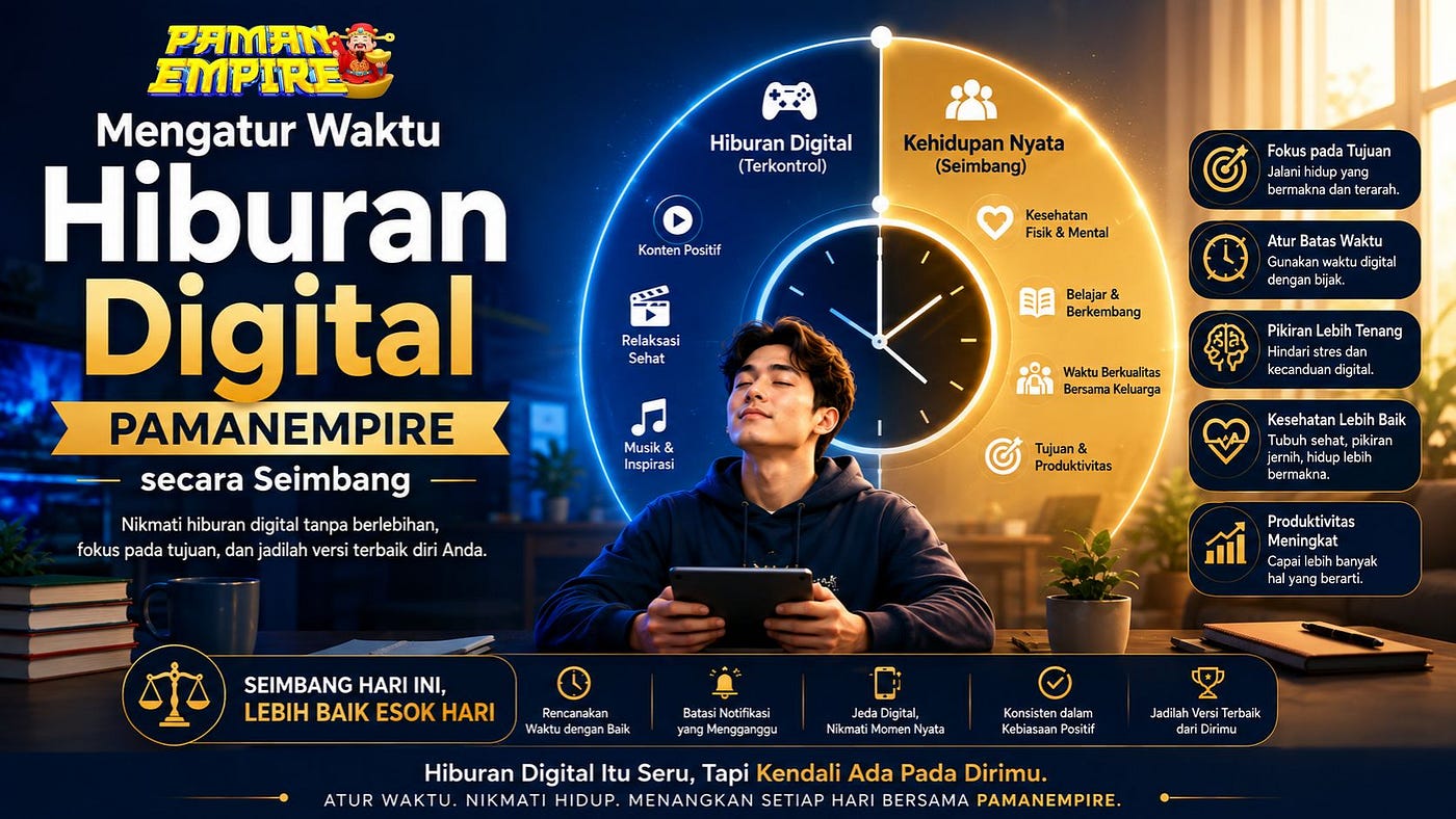 Mengatur Waktu Hiburan Digital PAMANEMPIRE secara Seimbang