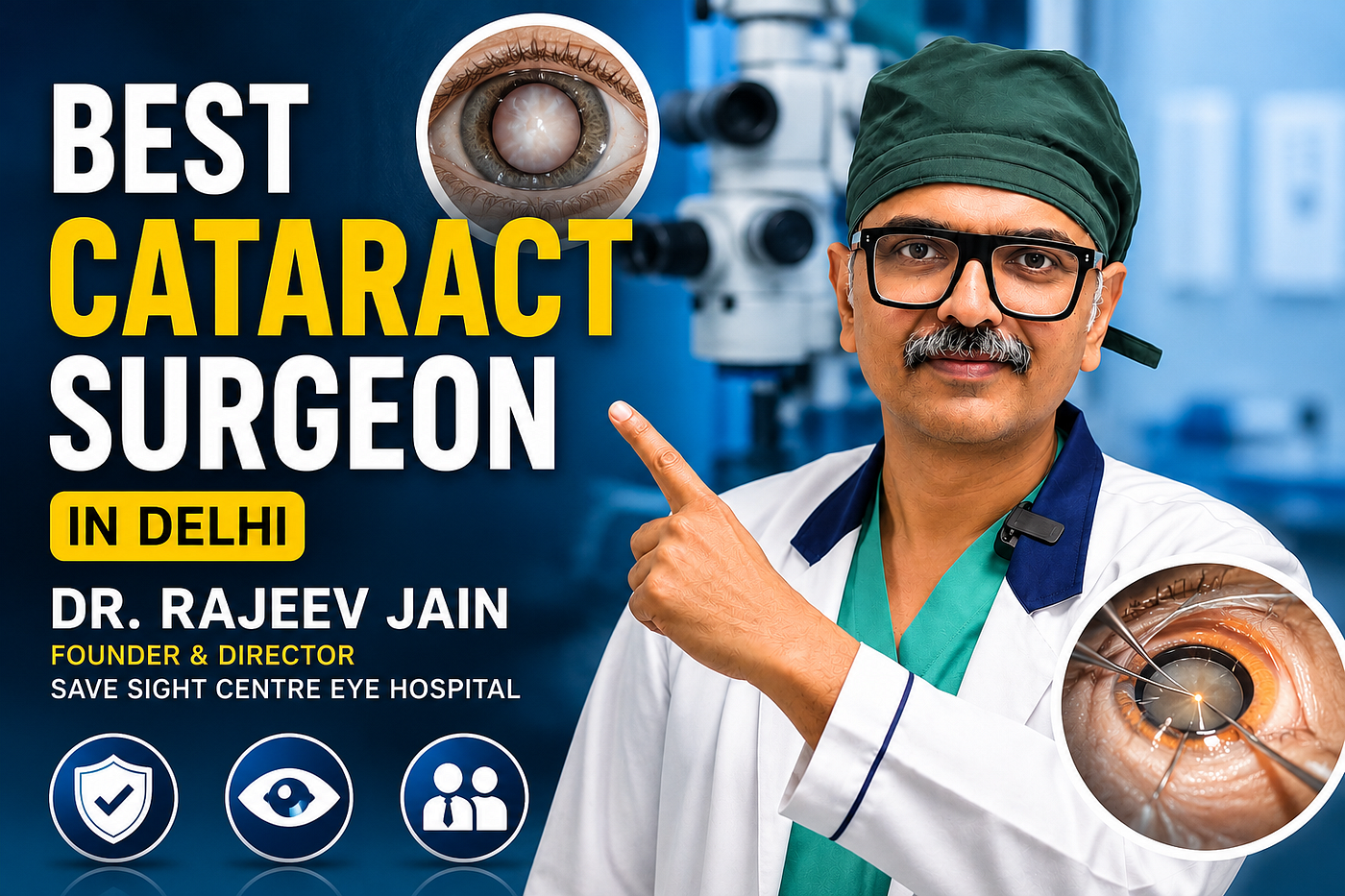 Best Cataract Surgeon in Delhi: Why Choosing the Right Eye Specialist Matters