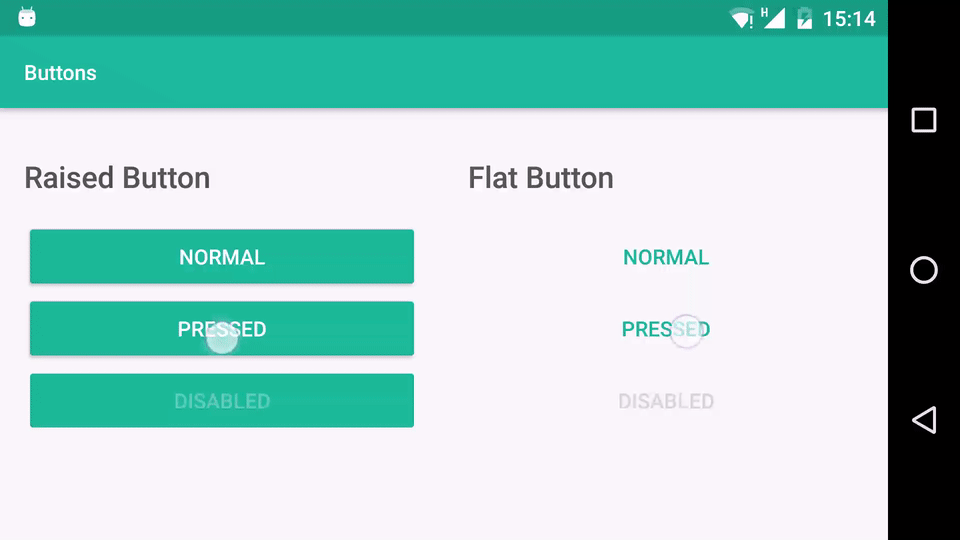 Buttons - Material Design