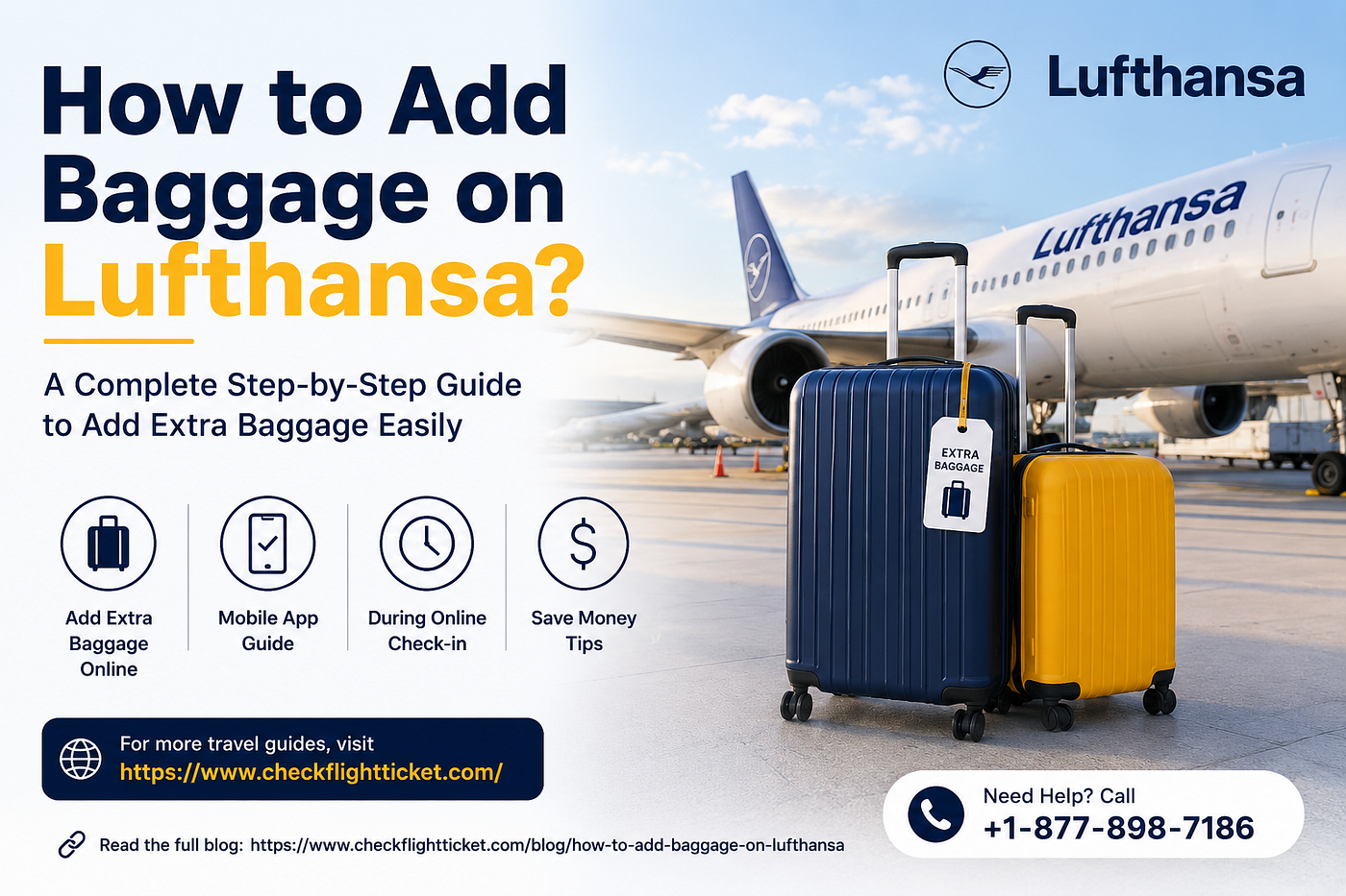 How to Add Baggage on Lufthansa?