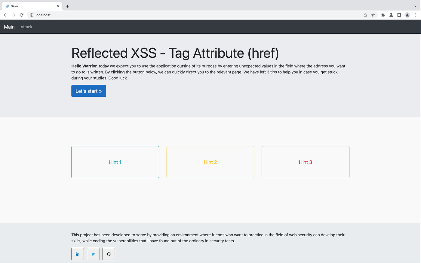 Web Security Academy – Reflected XSS into attribute with angle