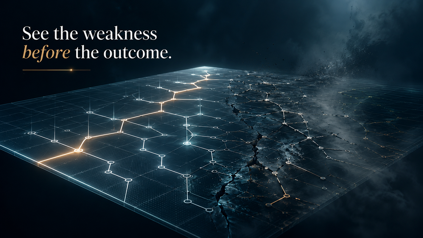 A degraded Decision Surface rarely announces itself. It reveals small structural signals long before it reveals a bad outcome. Learning to recognize those signals is part of better judgment.