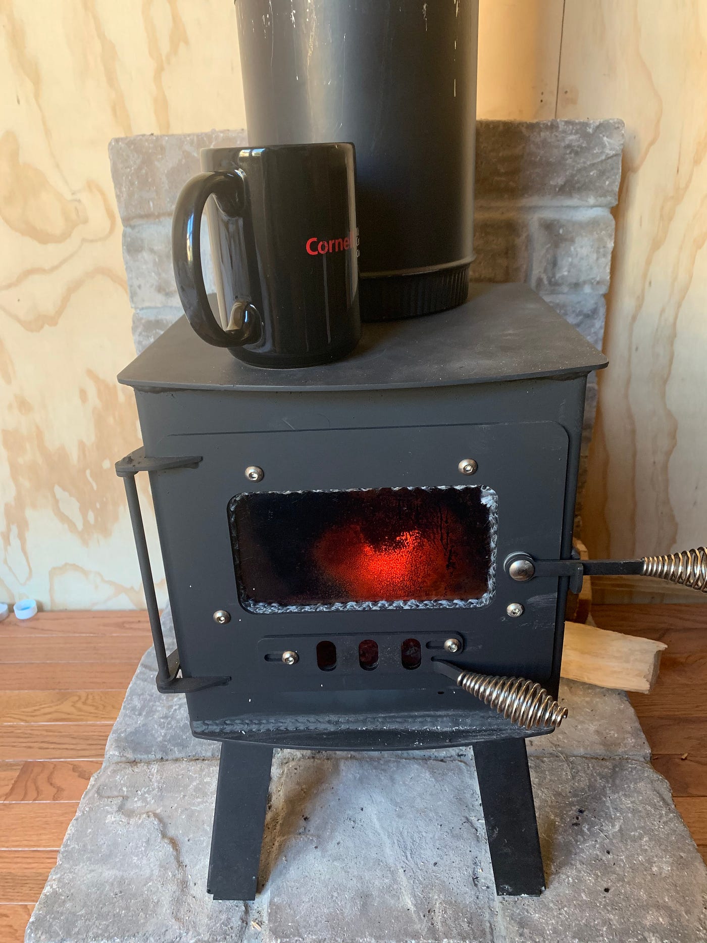 Arguing with a Wood Stove. …installing a mini woodsman stove in a… | by  Charlie Hamilton | Medium