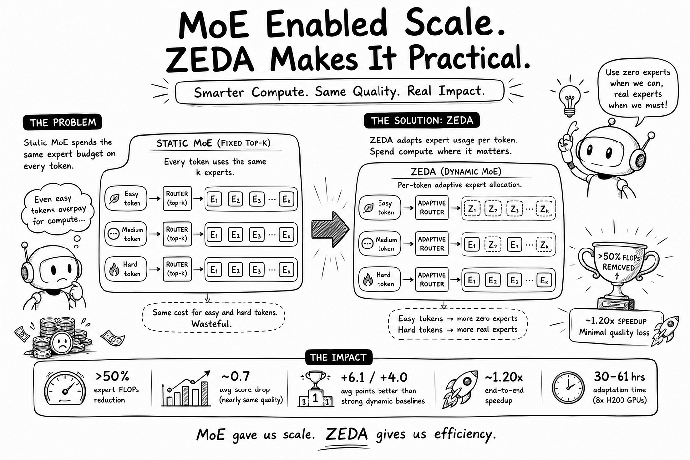 MoE Enabled Scale. ZEDA Makes It Practical
