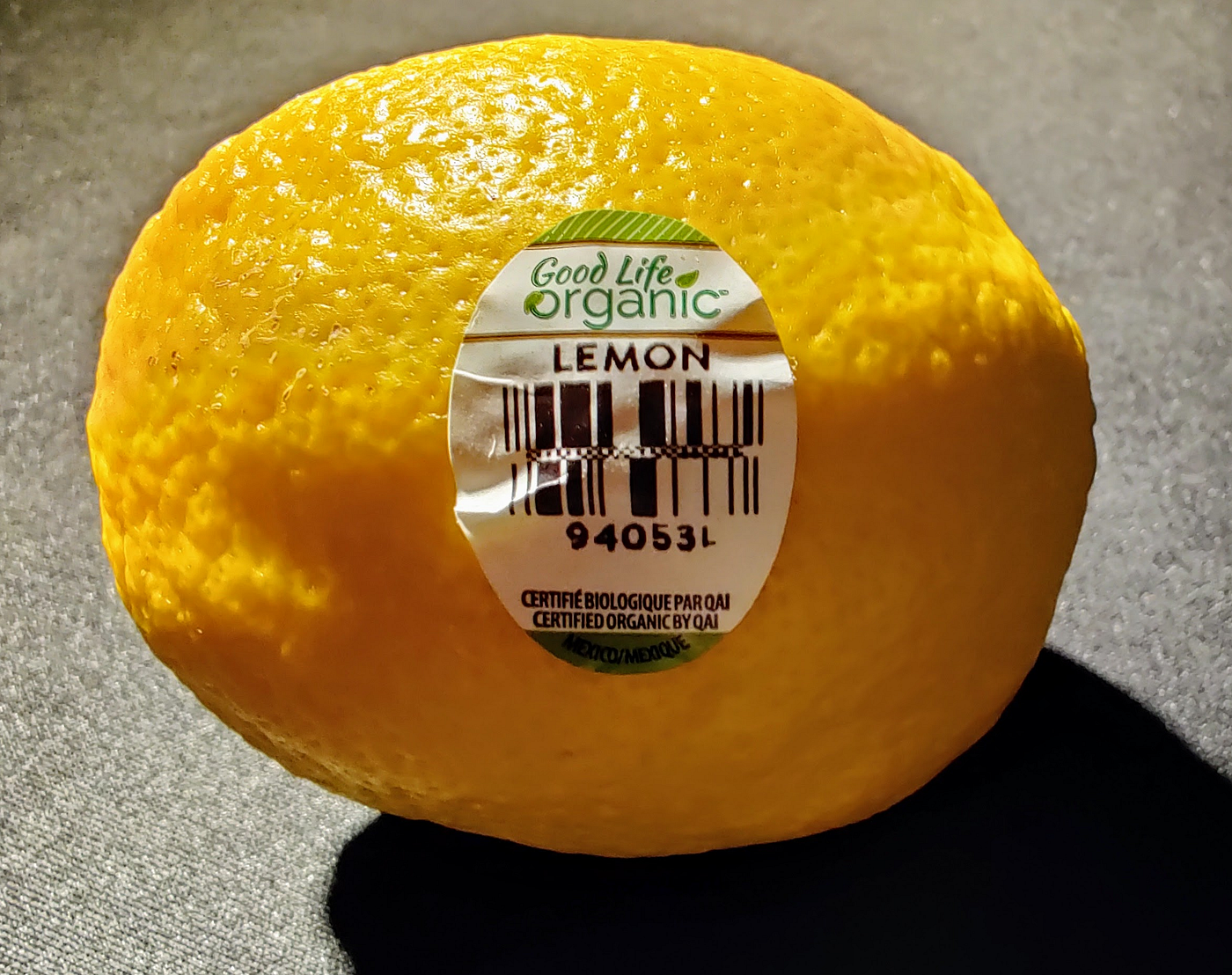 The Internet of Things Lemon. This is a picture of a simple lemon