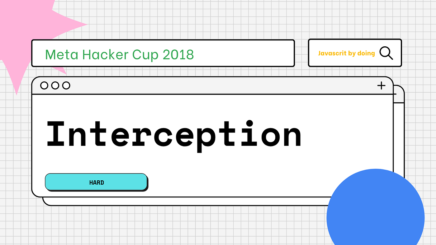 🏆 Meta Hacker Cup 2018 — Qualification Round: Interception