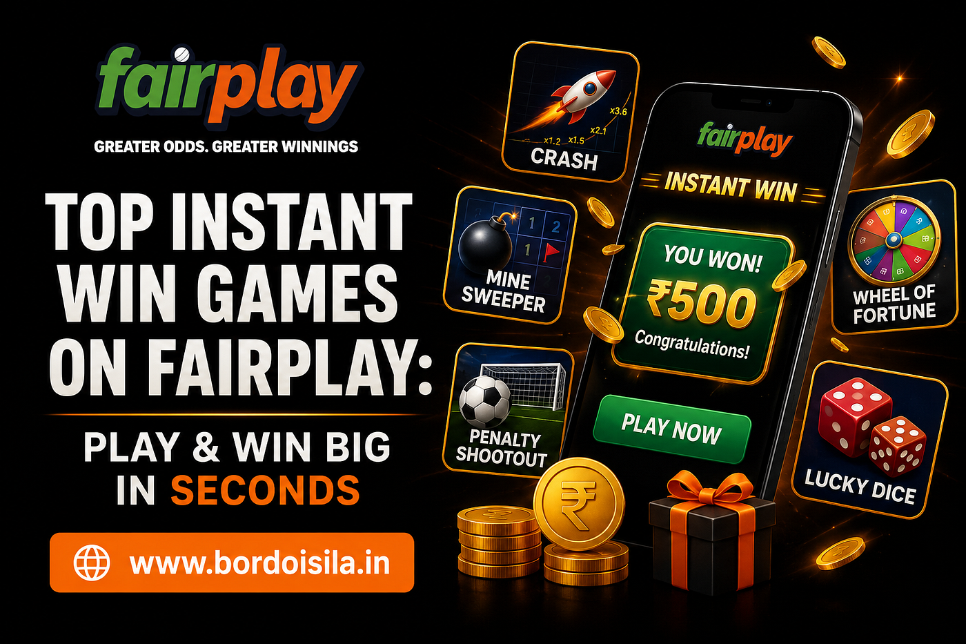 Top Instant Win Games on Fairplay: Play & Win Big in Seconds