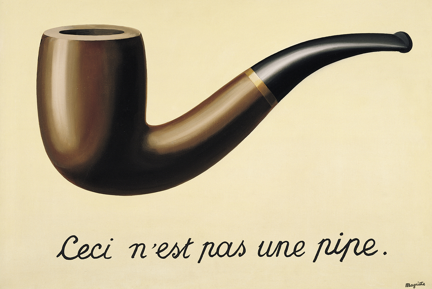 ‘The Treachery of Images’ from Magritte