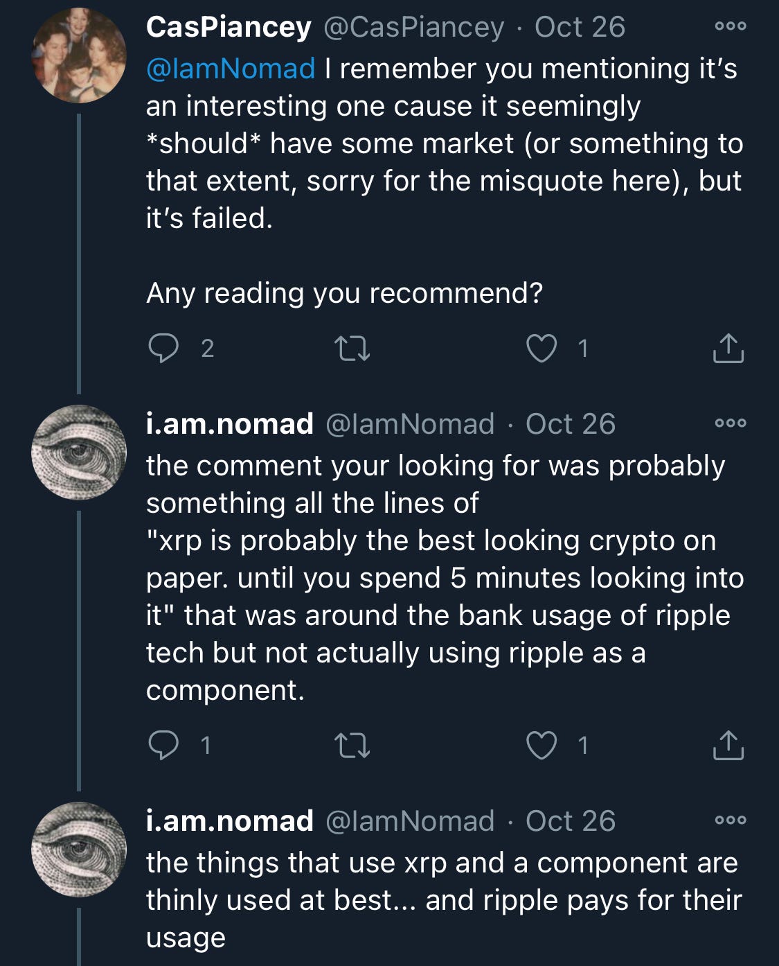 The Forgotten Hilarity of XRP. A little while ago I asked someone on… | by  Cas Piancey | Medium