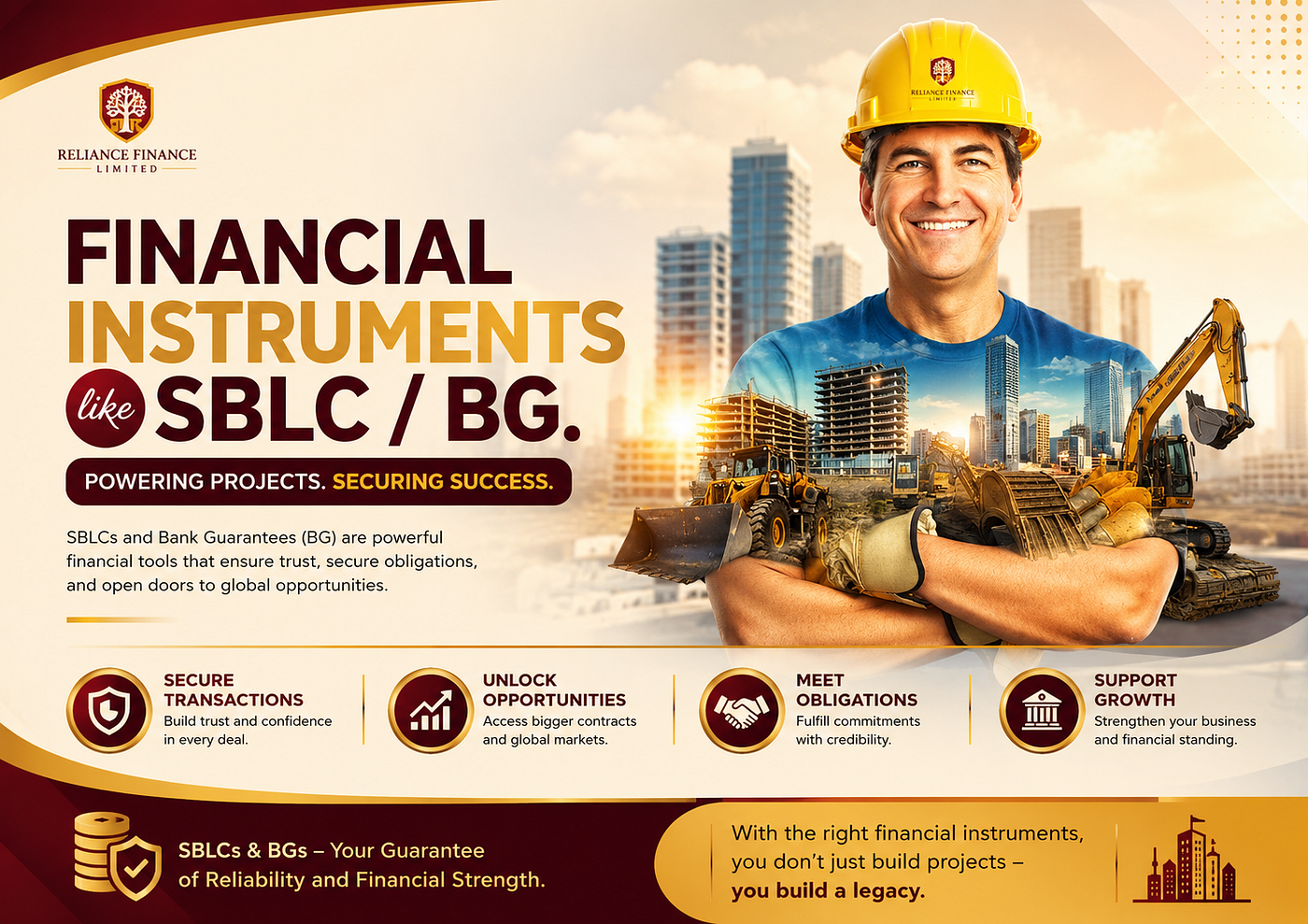 The Role of Financial Instruments Like SBLC and BG in Infrastructure Development