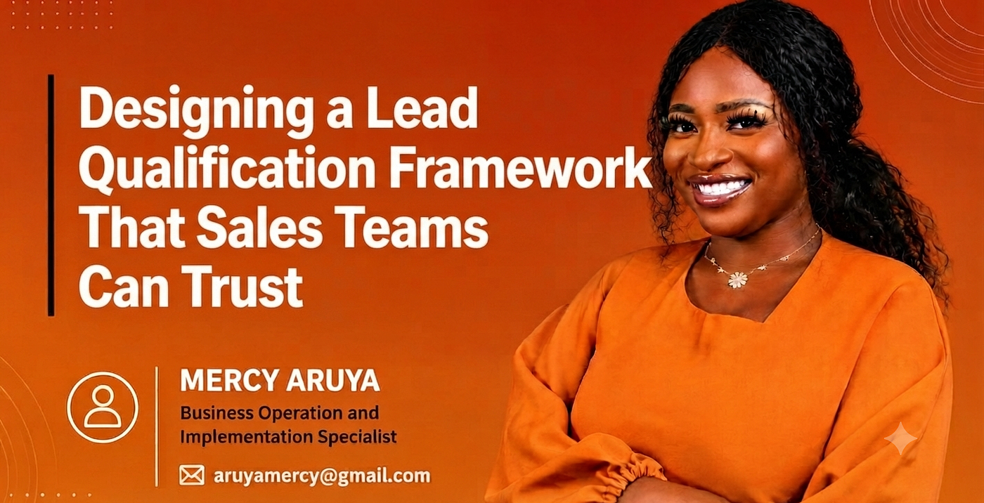 How Do You Build a Lead Qualification Framework Your Sales Team Can Actually Trust?