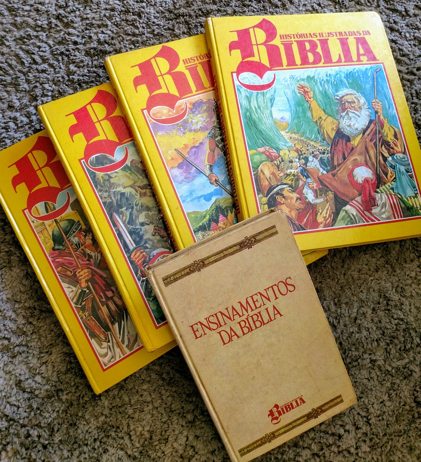 A LIVRARIA BETHÂNIA — A foto mostra uma coleção antiga da “Bíblia  Ilustrada”, que adquiri comprando… | by Mirna Bicalho | Medium