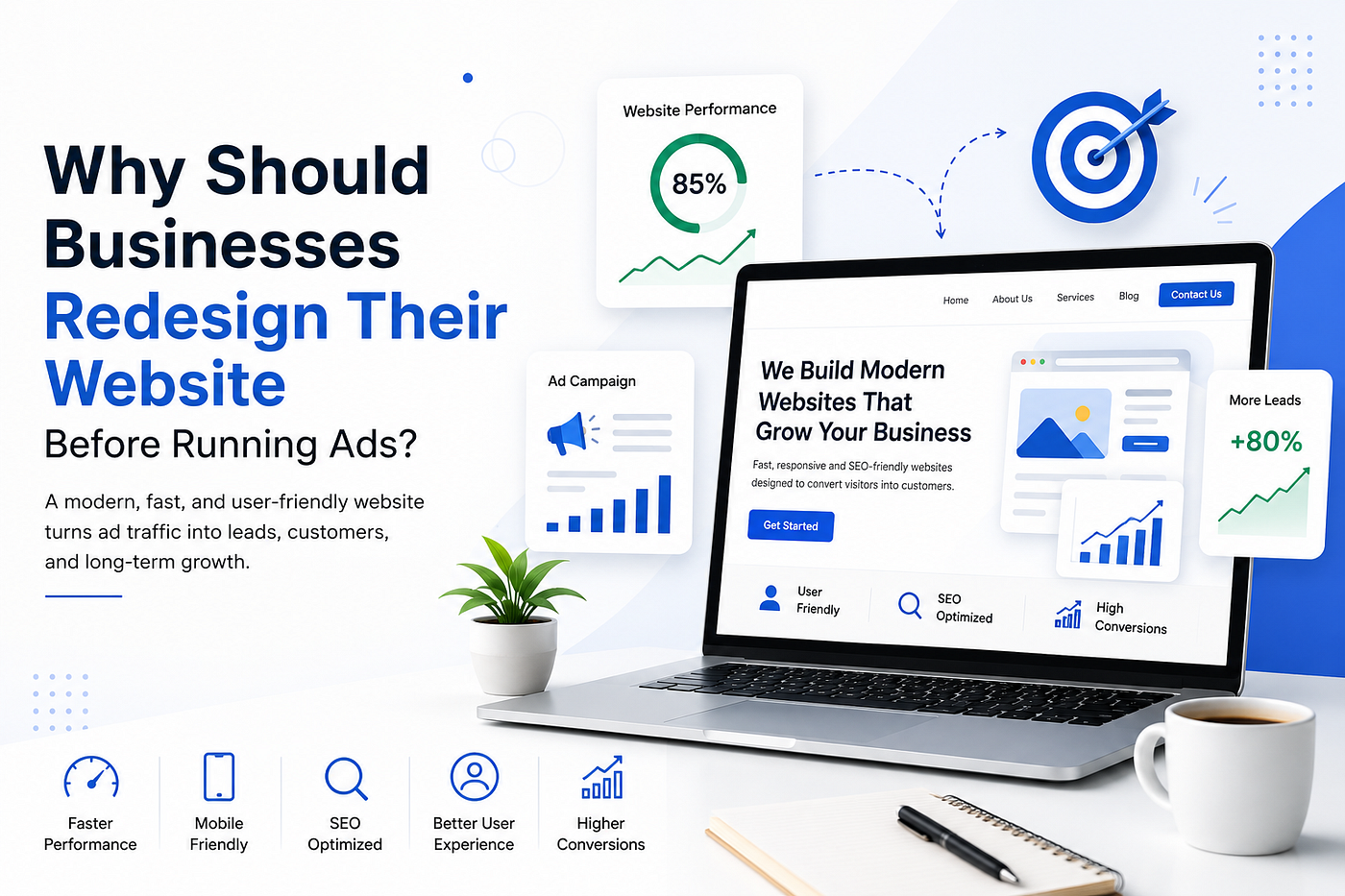 Why Should Businesses Redesign Their Website Before Running Ads?
