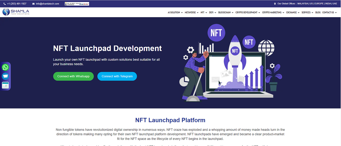 Top 5 NFT Launchpad Development Companies In 2024 | by LBM Solutions -  Blockchain Development Company | Medium