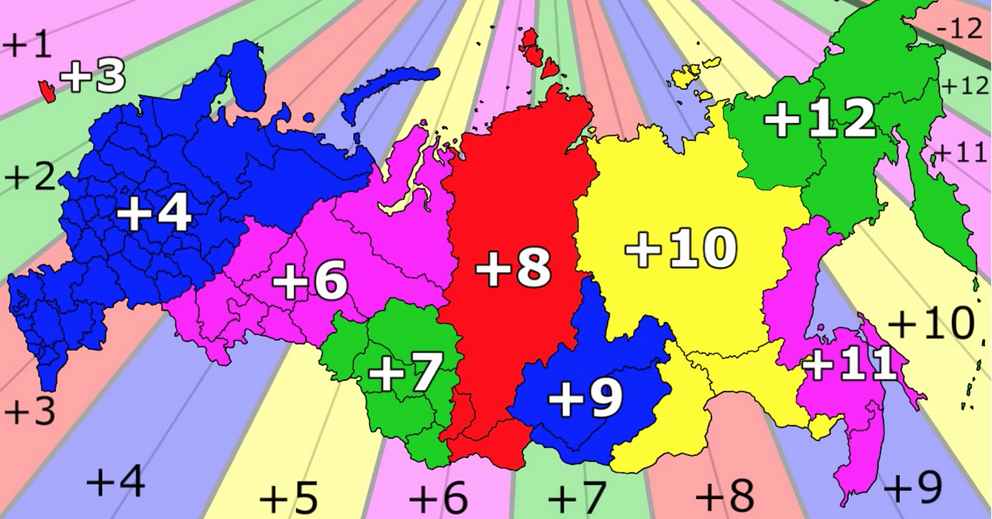 Time zones – Travel guide at Wikivoyage