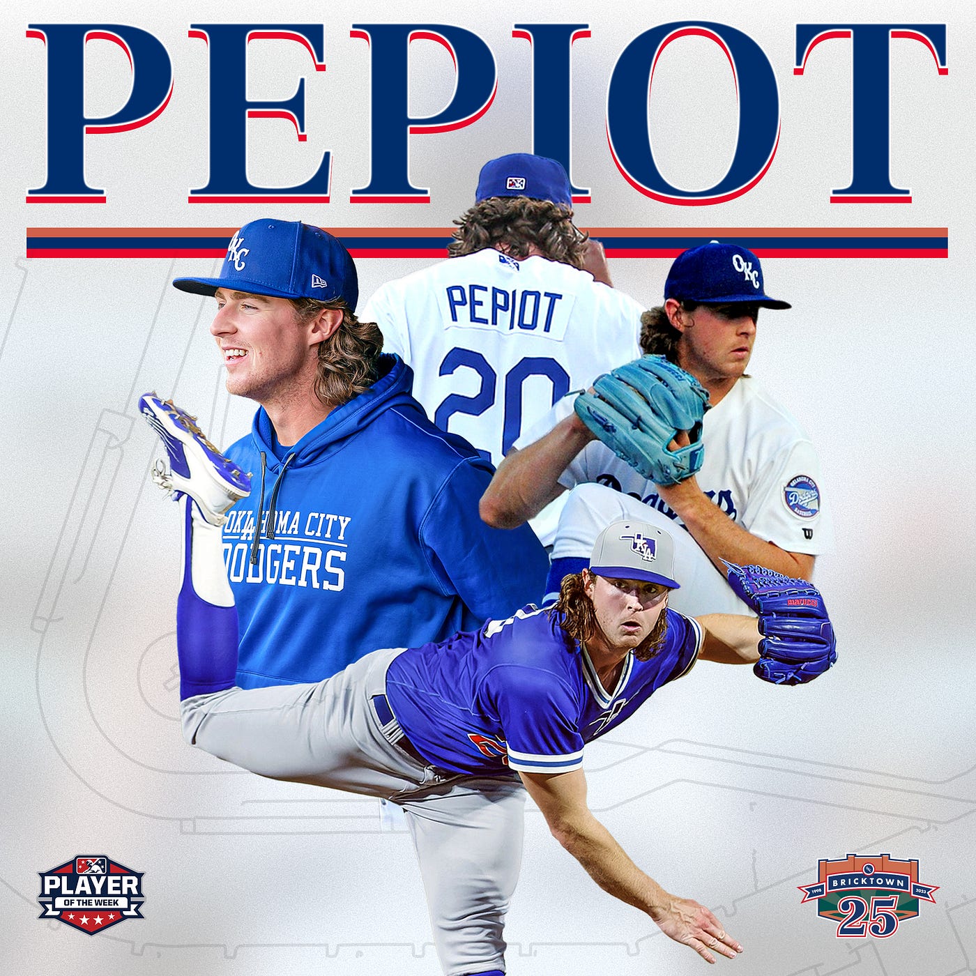 Pepiot's Weekly Honor is Third Straight for OKC Dodgers