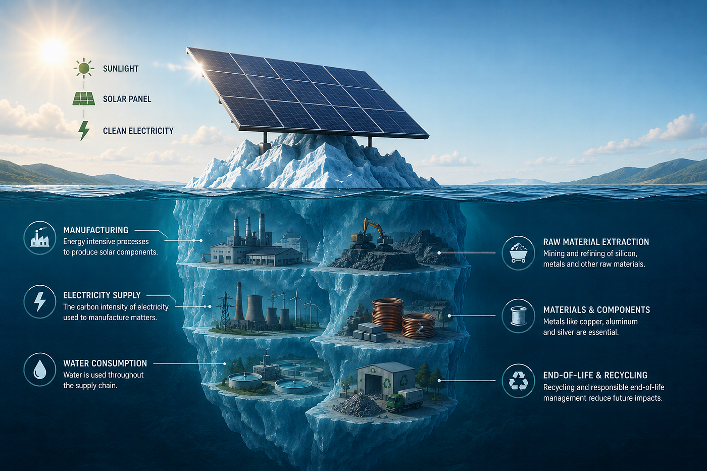 The Hidden Footprint of Solar Energy