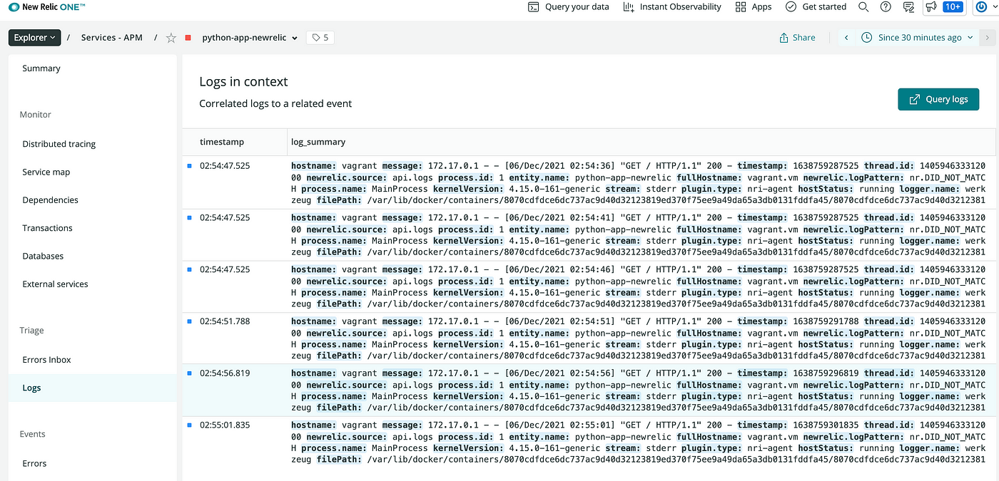 Get your container logs on New Relic by Pradipta Sanyal FAUN