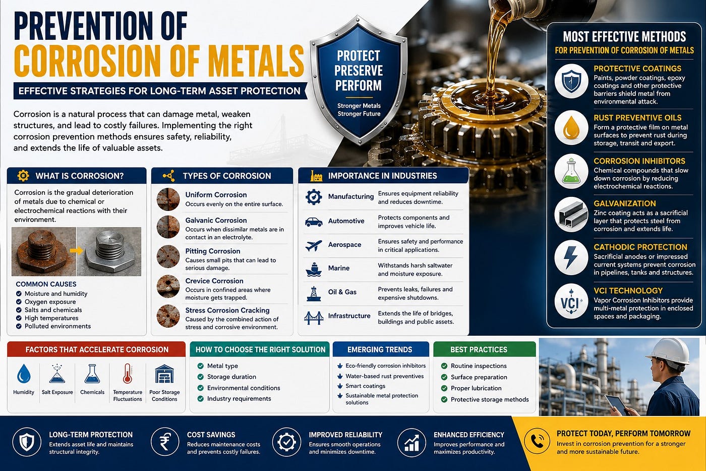 Prevention of Corrosion of Metals: Best Corrosion Prevention Methods & Solutions