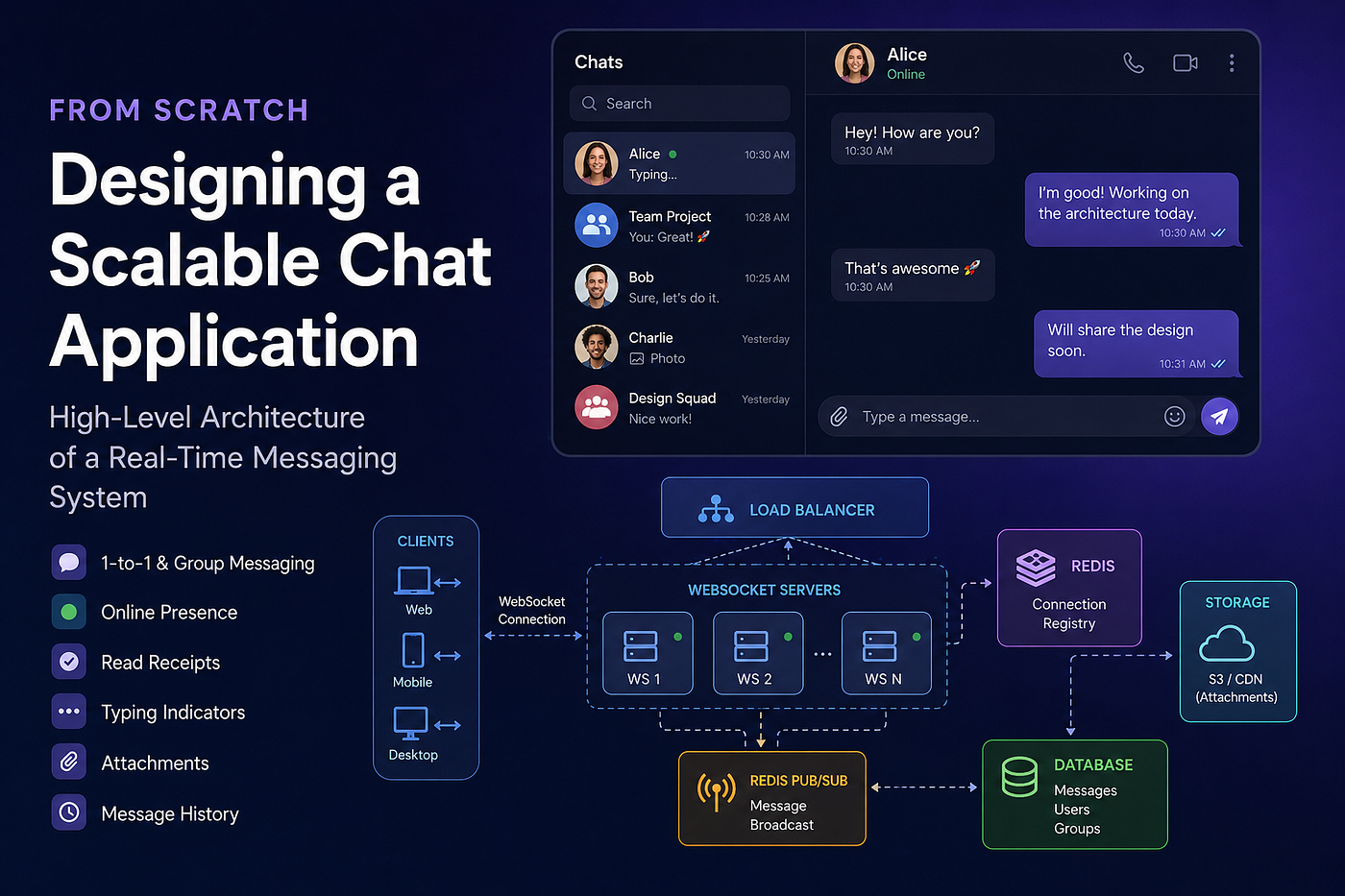 Building a Chat Application From Scratch: High-Level System Design
