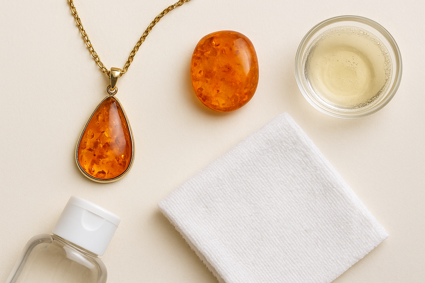 Amber Stone Care Guide: How To Clean and Protect Jewelry Safely
