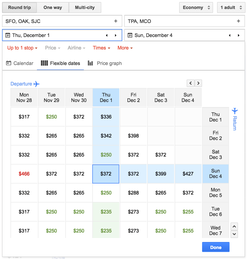 Why Google Flights is Awesome a Real world Example by Greg