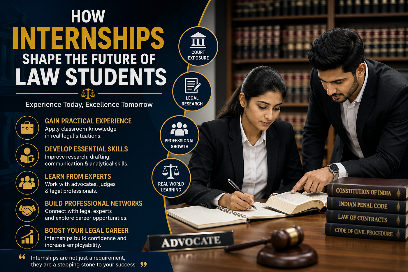 How Internships Shape the Future of Law Students