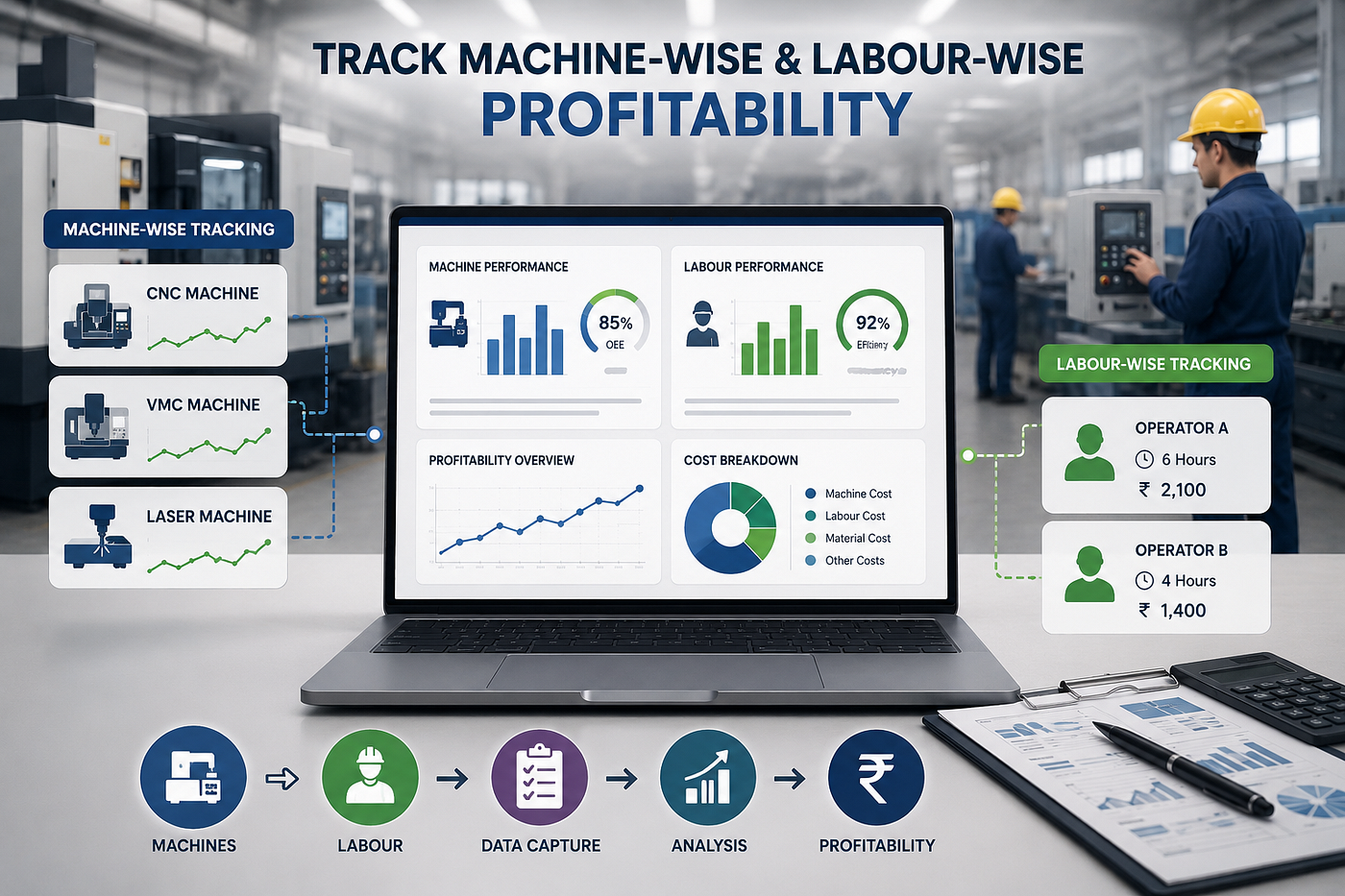 How to Track Machine-Wise & Labour-Wise Profitability with Odoo ERP in Manufacturing