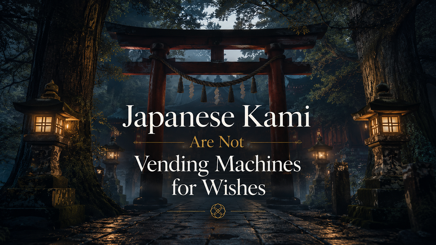 Japanese Kami Are Not Vending Machines for Wishes