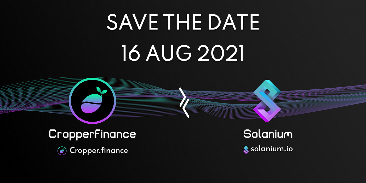 CropperFinance partners with Solanium for its IDO | by CropperFinance |  Medium