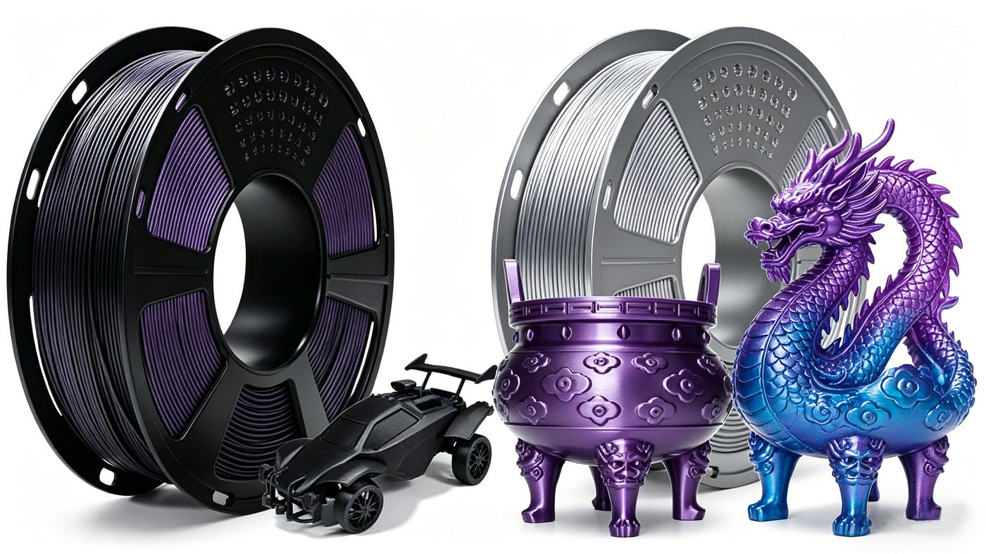 Die Evolution der 3D-Druck-Materialien: Von PLA zu High-Tech-Filamenten