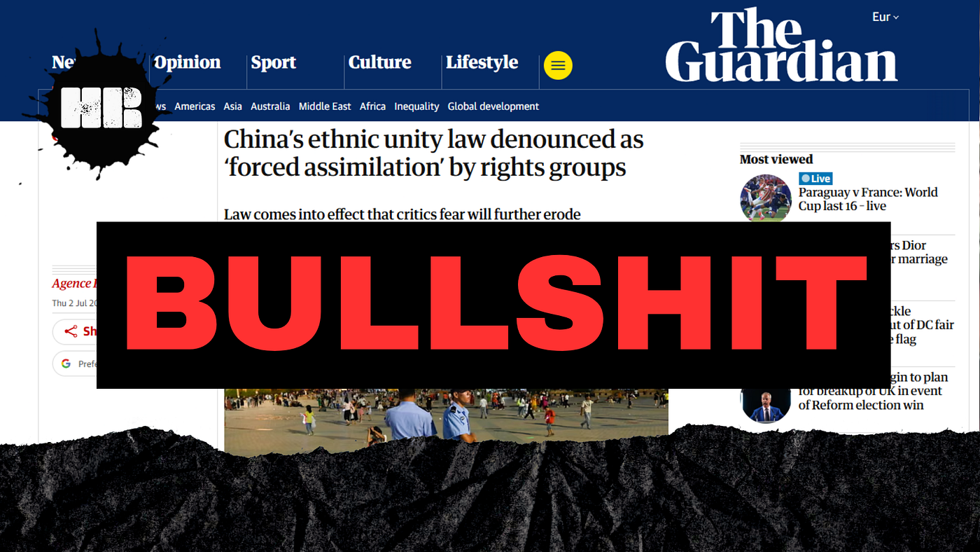 U.S. Media is Trying to Smear the New Chinese Ethnic Unity Law To Hide Its Own History Of Colonial…