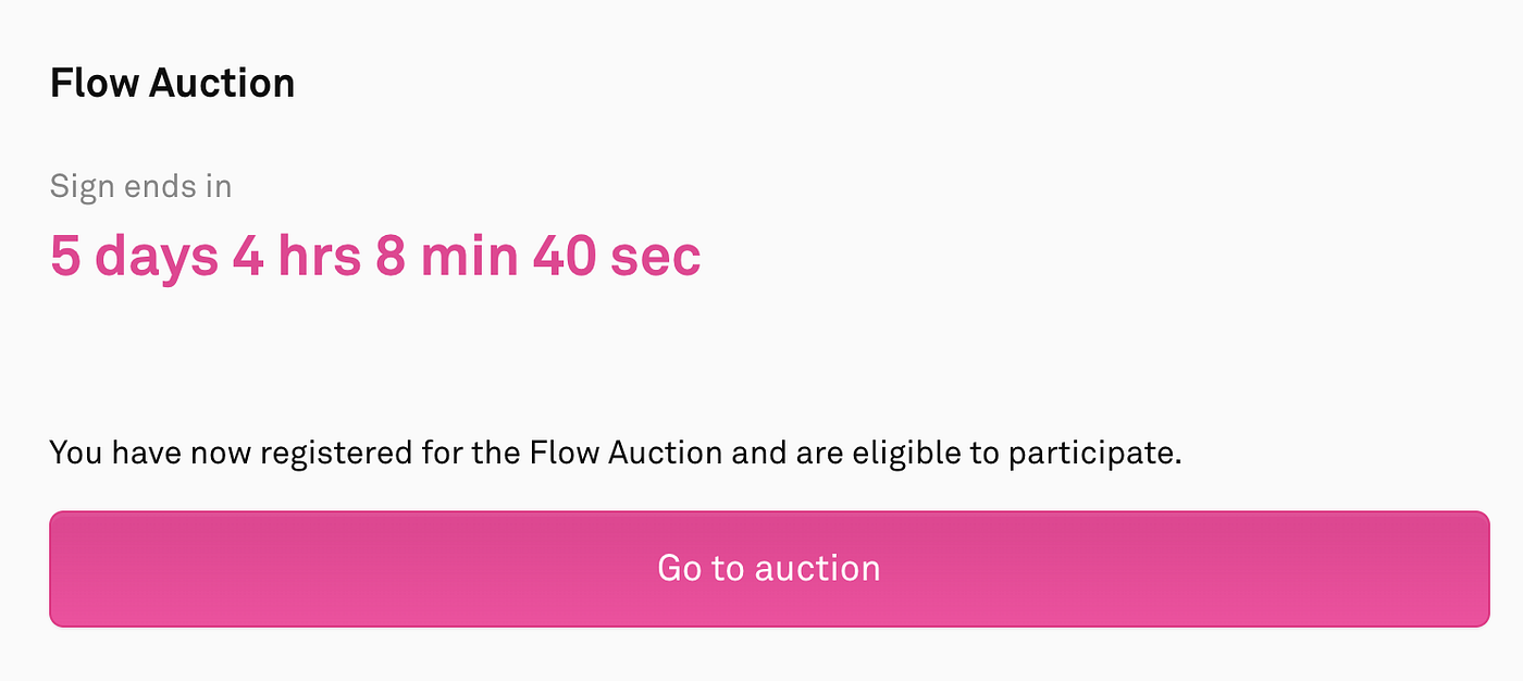 加密貓團隊最新項目—— Flow 公鏈Coinlist 荷蘭式拍賣全攻略| by Benson Sun | Medium