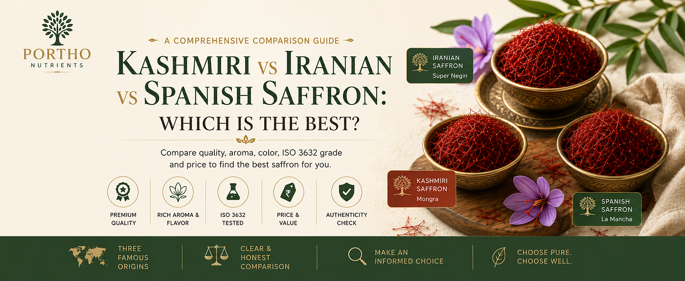 Kashmiri vs Iranian vs Spanish Saffron: Which Is Actually Best?