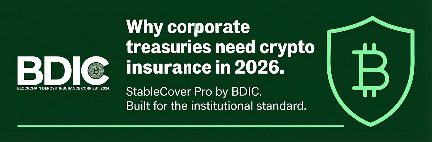 Why Corporate Treasuries Need Crypto Insurance in 2026