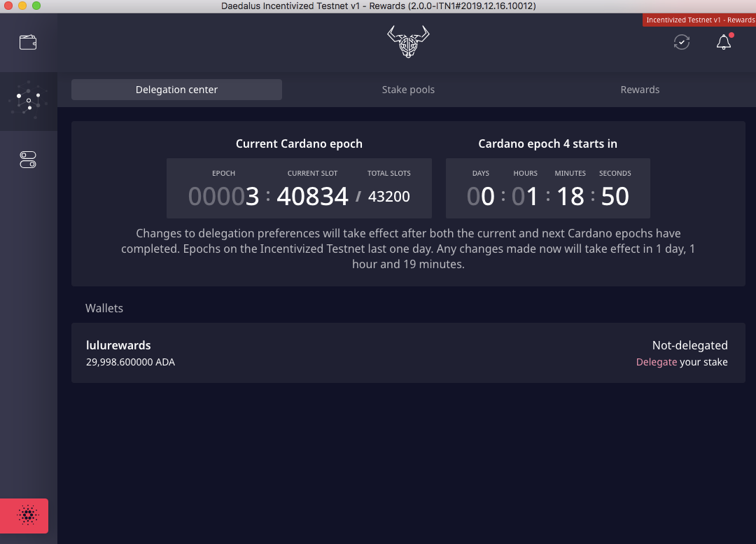 如何使用Shelley测试网Daedalus钱包权益质押Cardano ($ADA) | by Lu Chen I KysenPool(KYSN) |  Medium