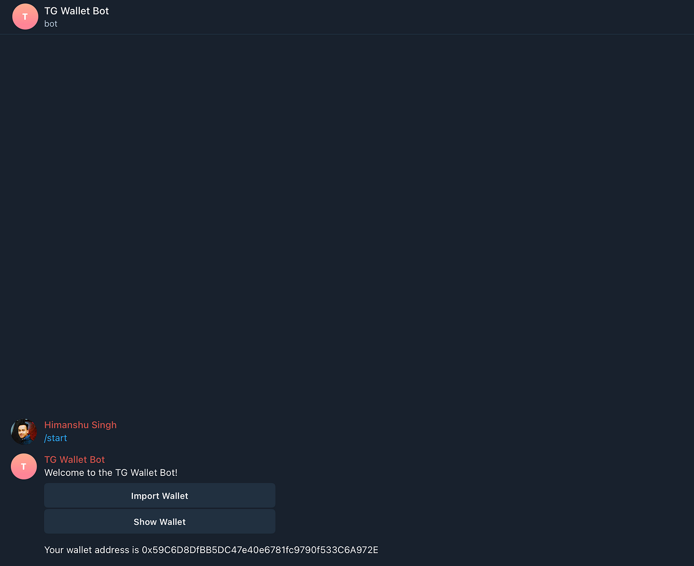 Write your own Telegram Wallet bot | by Himanshu Singh | Medium