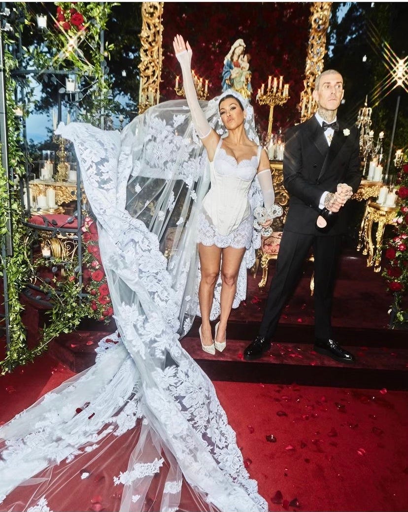 afkom Rubin Governable Kourtney Kardashian's Italian Gothic Wedding | by Dianna De Angelis | Medium