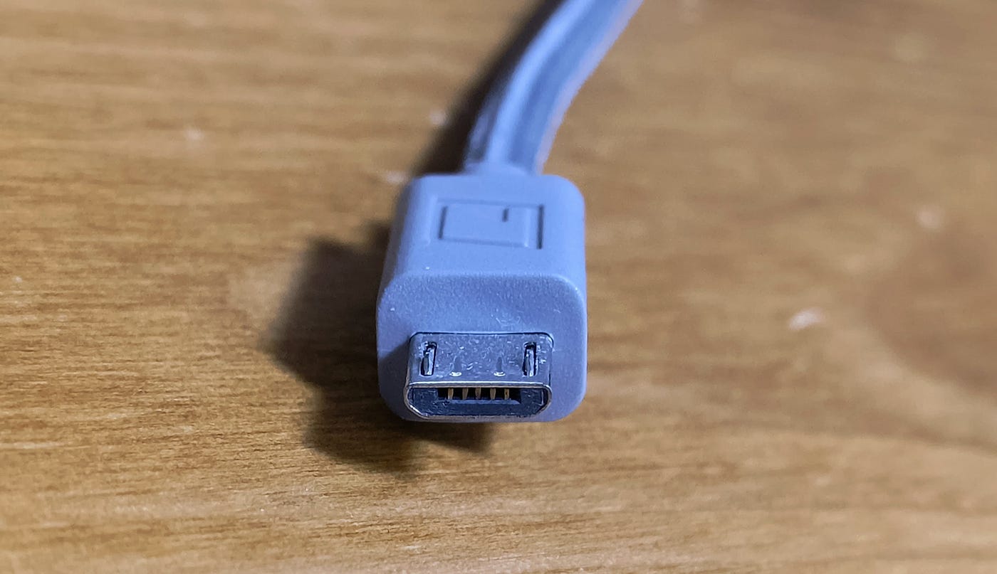 Using the micro USB cable included with Model:Cycles.
