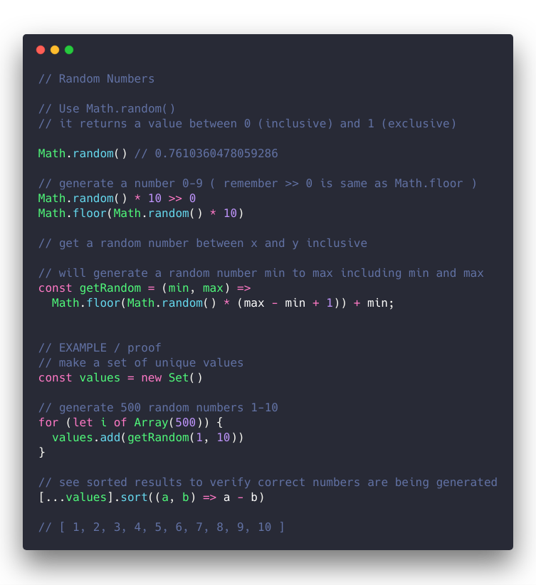 JavaScript Essentials: Numbers and Math | by CodeDraken | codeburst
