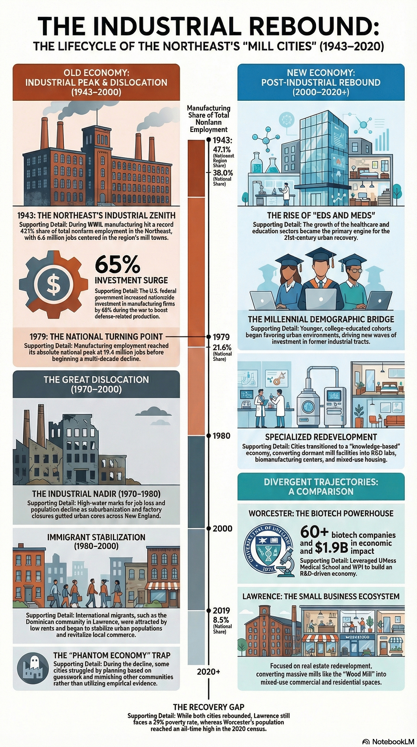 The Post-Industrial Rebound: How New England's “Legacy Cities” Are