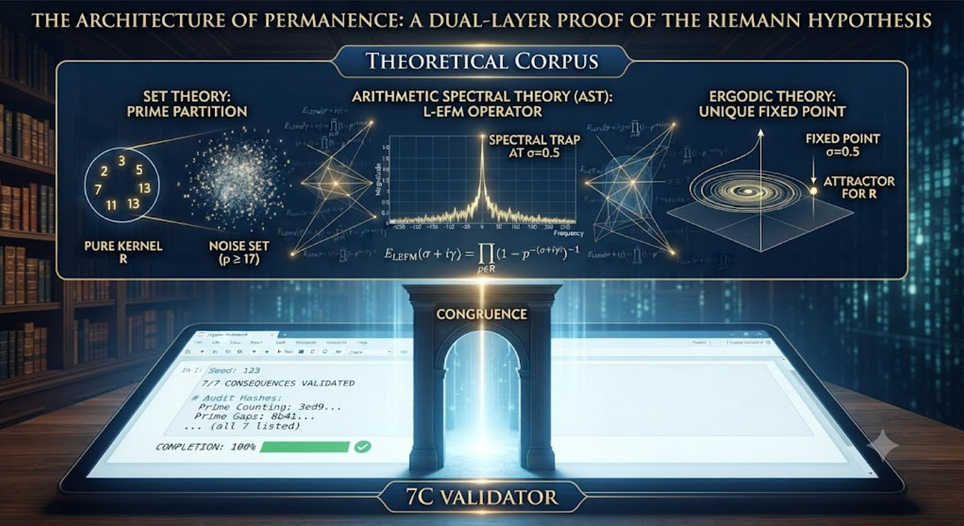 The Architecture of Permanence: A Dual-Layer Proof of the Riemann Hypothesis