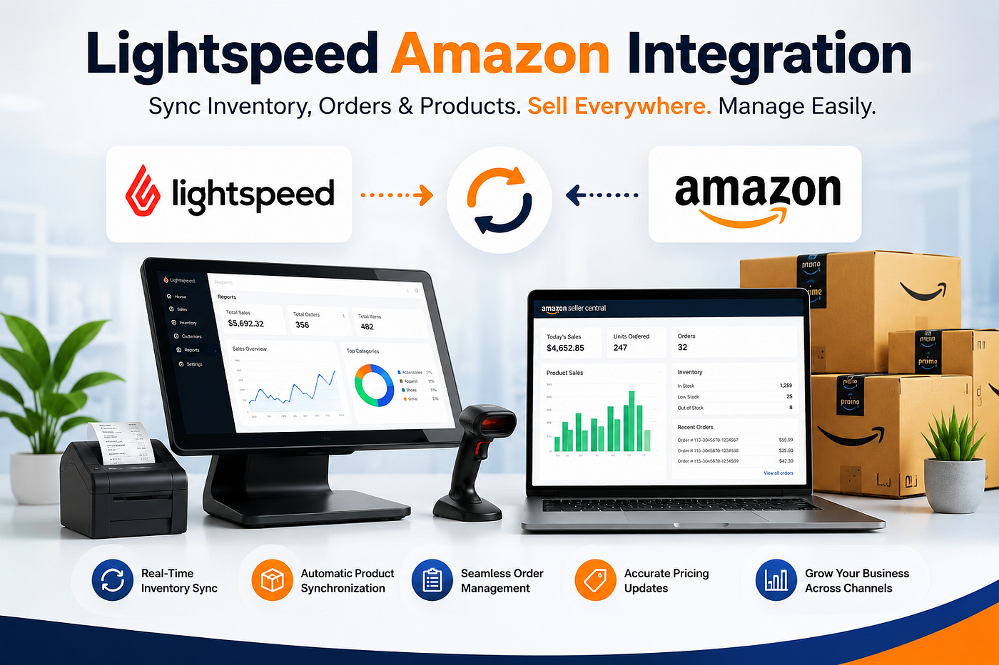 How Can Lightspeed Amazon Sync Simplify Your Multi-Channel Retail Business?