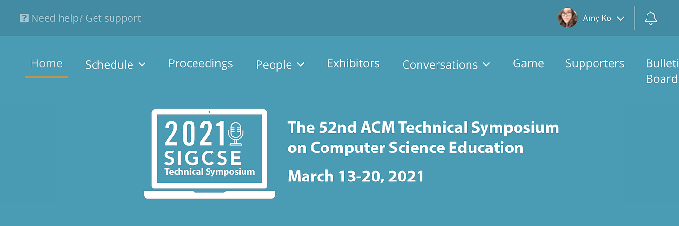 2021 SIGCSE Technical Symposium: Virtual Diffusion | by Amy J. Ko | Bits  and Behavior | Medium