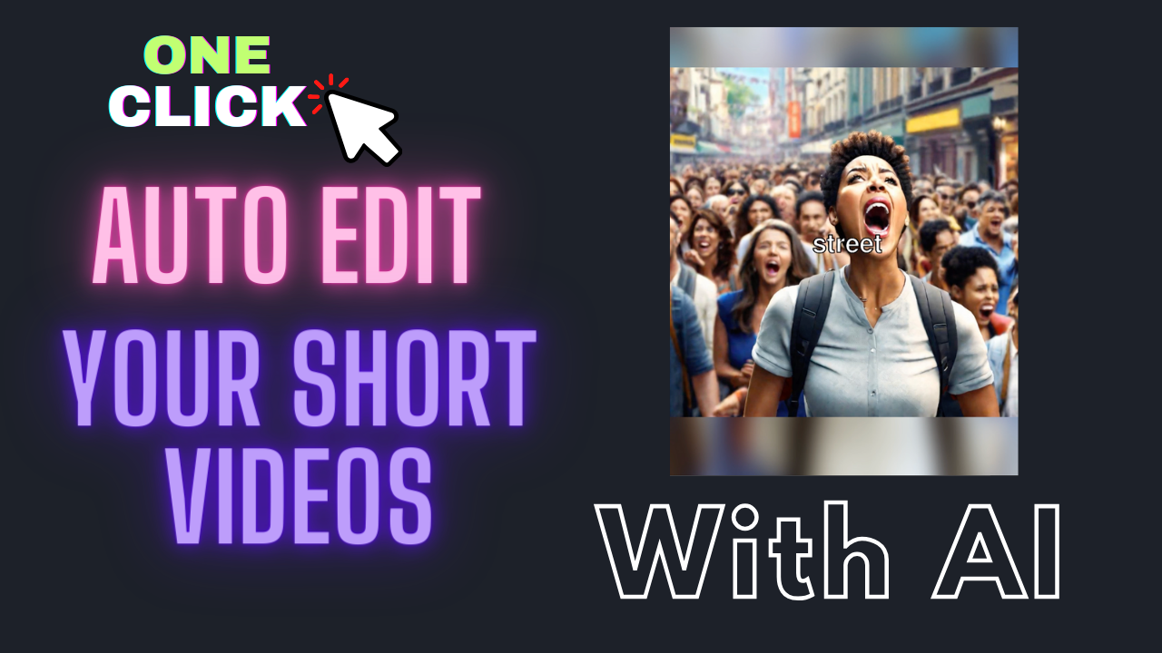 AI Automated editing of short-form videos — Add B-roll Image